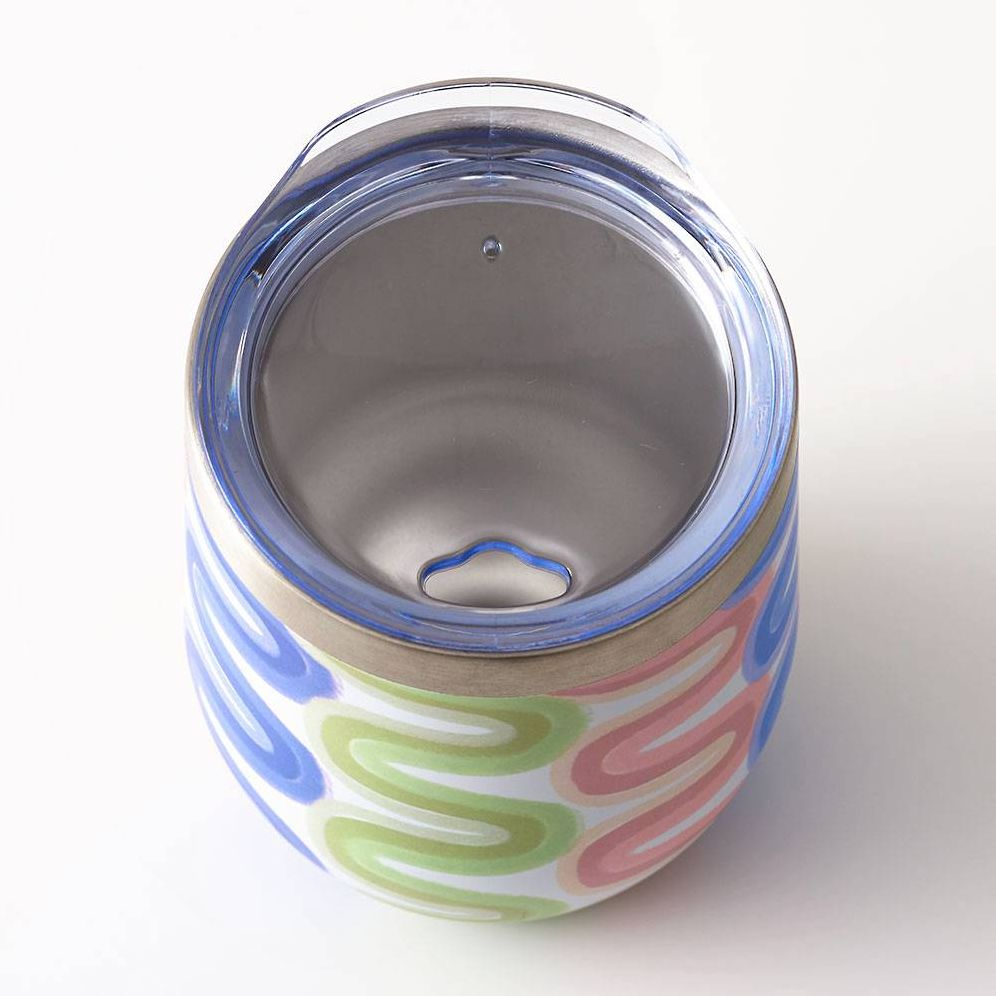 Alternative view of Wavy Stainless Wine Tumbler