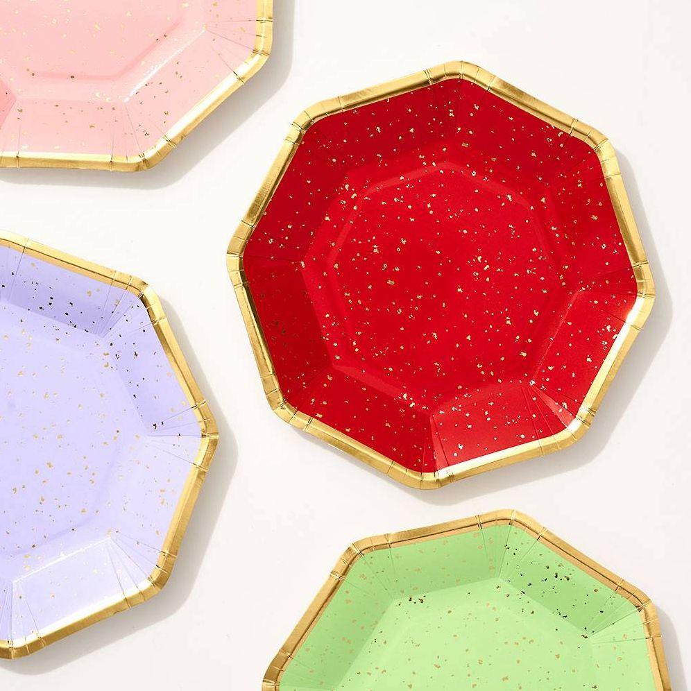 Alternative view of Bright Multicolor Hexagon Plates