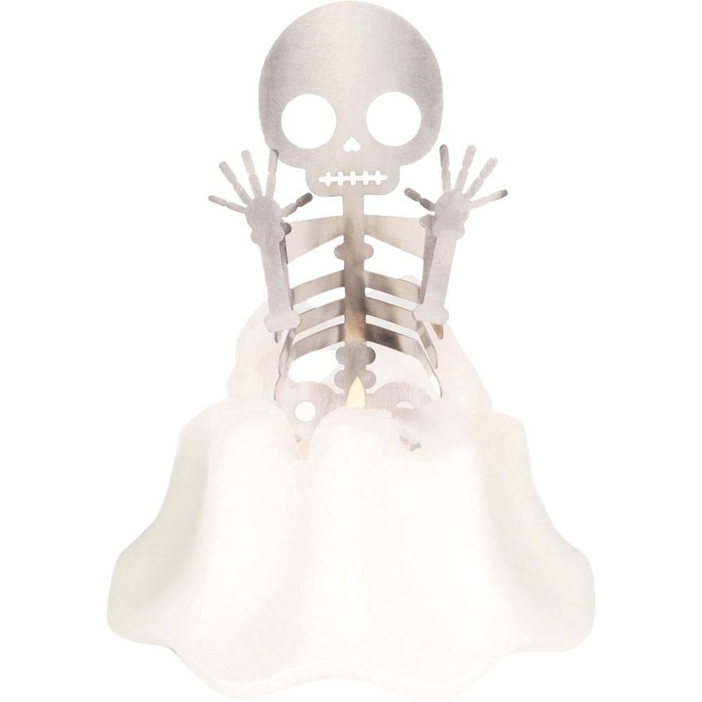 Alternative view of Ghost Skeleton Candle
