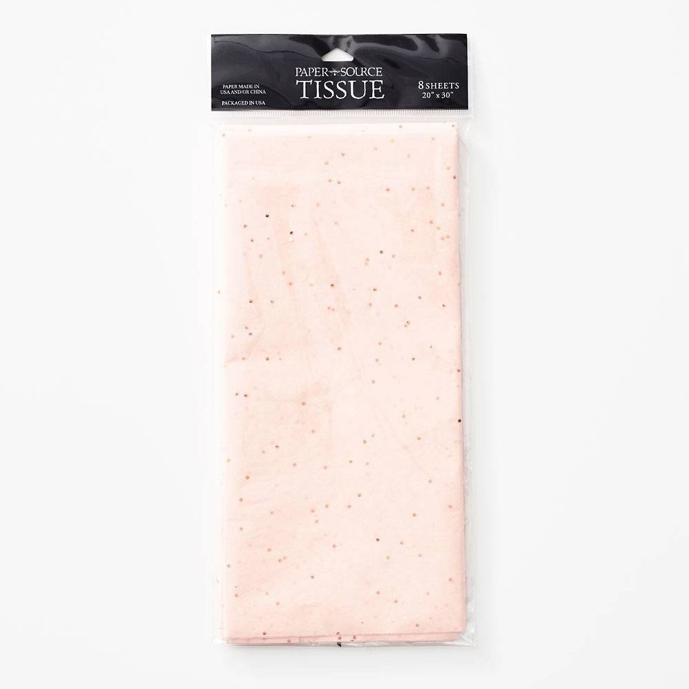 Alternative view of Rose Gold Gemstone Tissue Paper