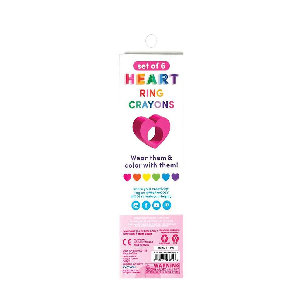 Heart Ring Crayons - Set of 6 - Image 10