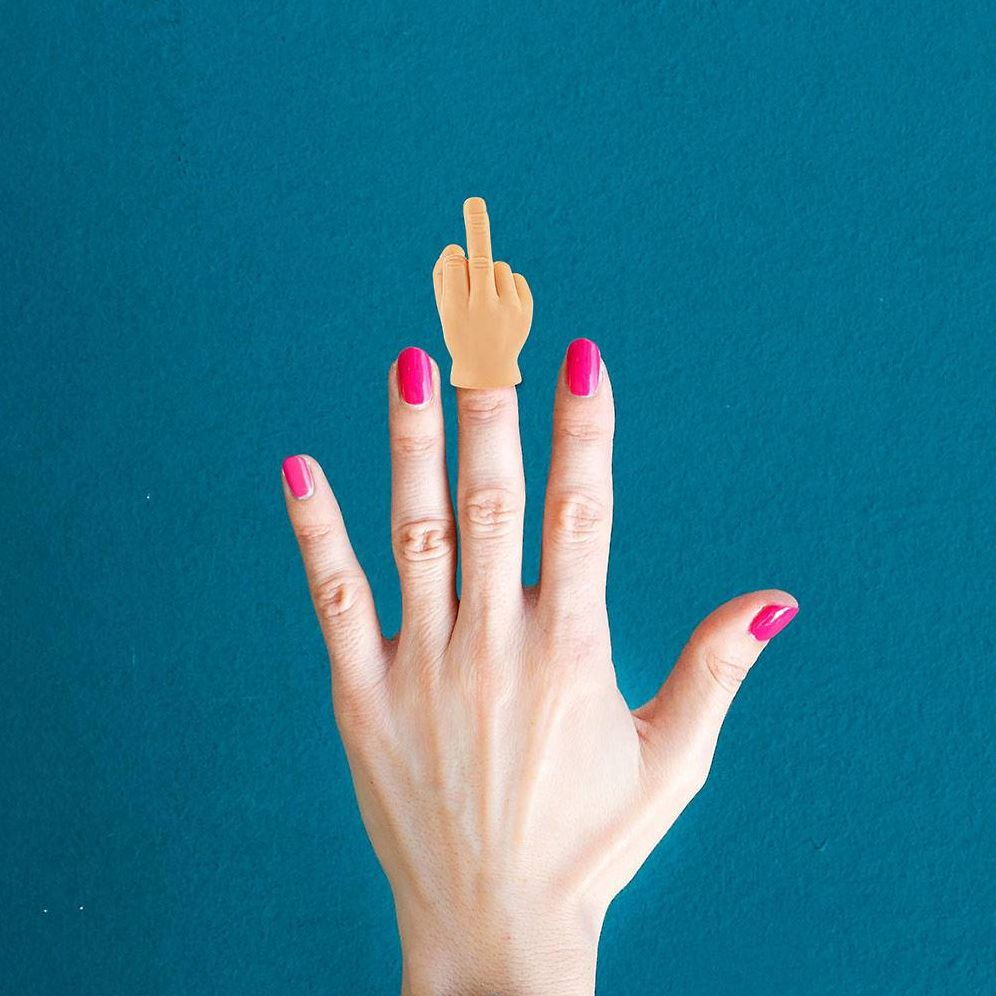 Alternative view of Middle Finger Tiny Hand