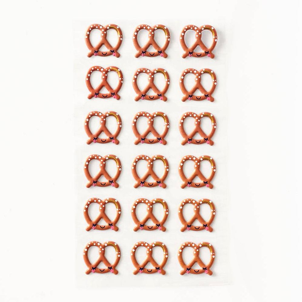 Pretzel Puffy Stickers - Image 3