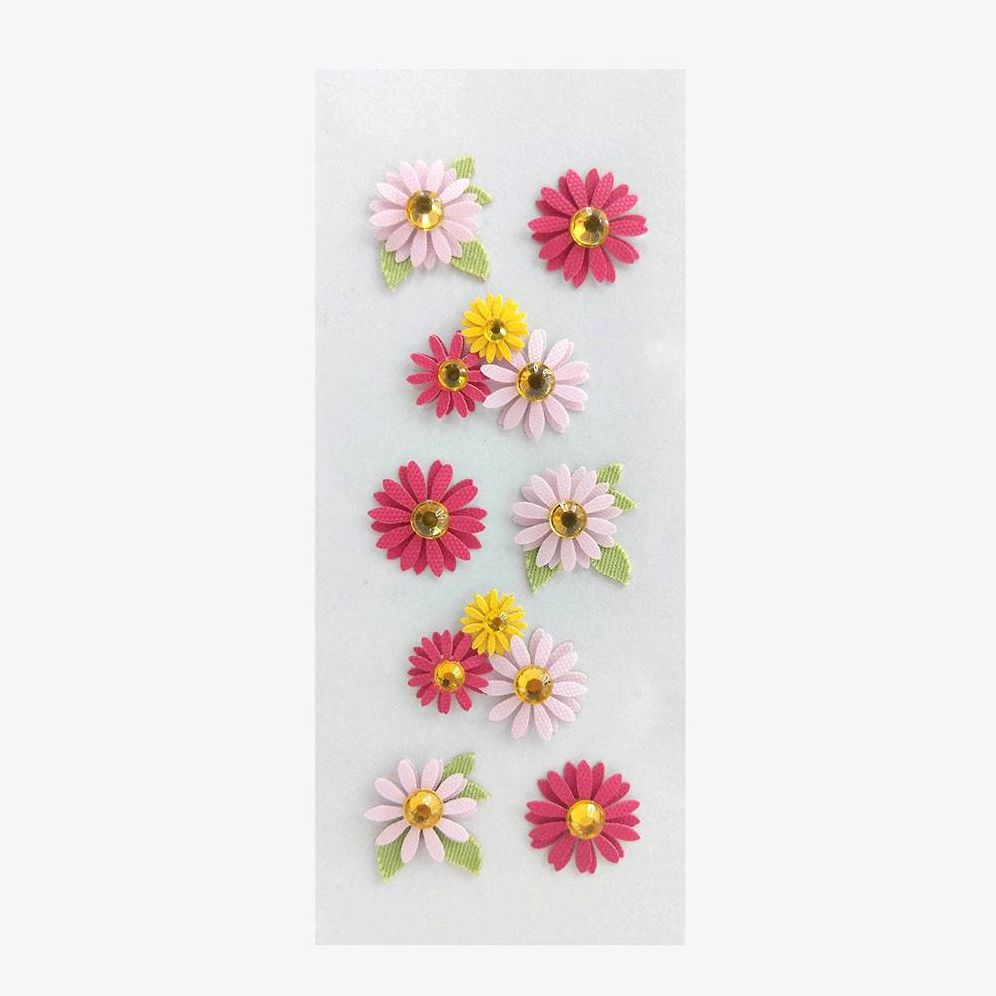 Alternative view of Mini Gerber Daisies Stickers