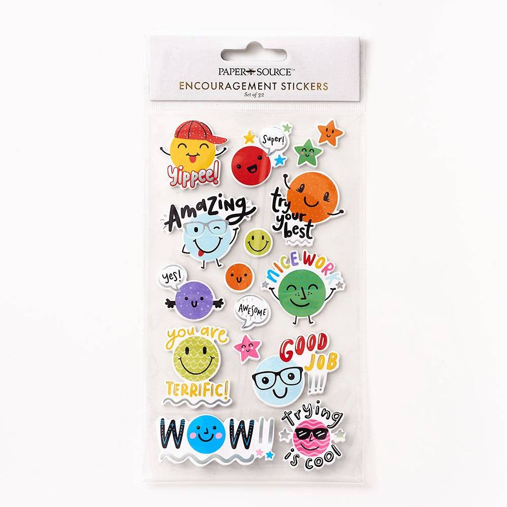 Alternative view of Encouragement Happy Face Stickers