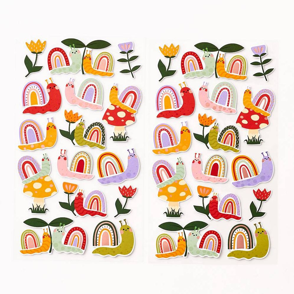 Alternative view of Happy Snail Stickers