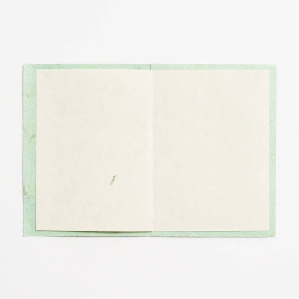 Alternative view of White Blossoms on Mint Stationery Set