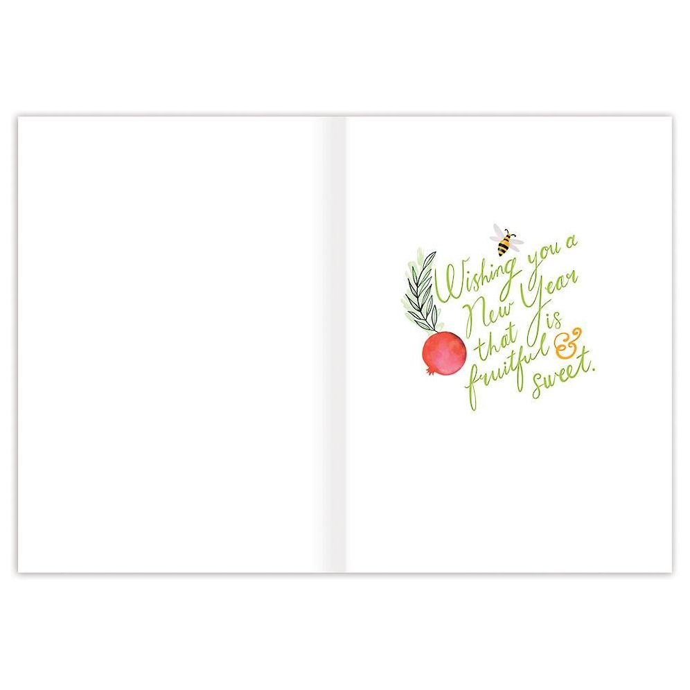 Hanging Pomegranate Rosh Hashanah Card - Image 2
