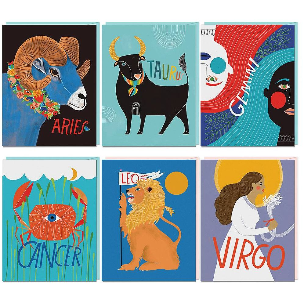 Zodiac Cards, Box of 12 Assorted - Image 3
