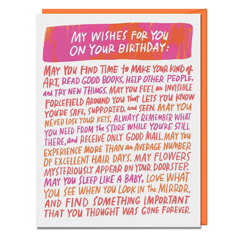 Alternative view of Wishes For You Birthday Card Box