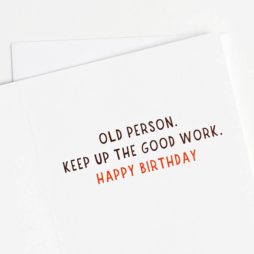 Alternative view of The World's Youngest Birthday Card