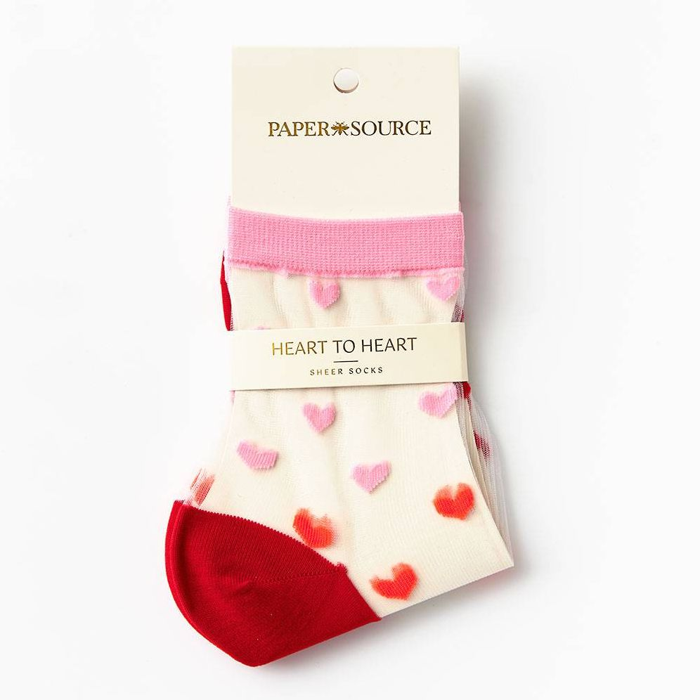 Alternative view of Sheer Heart Socks