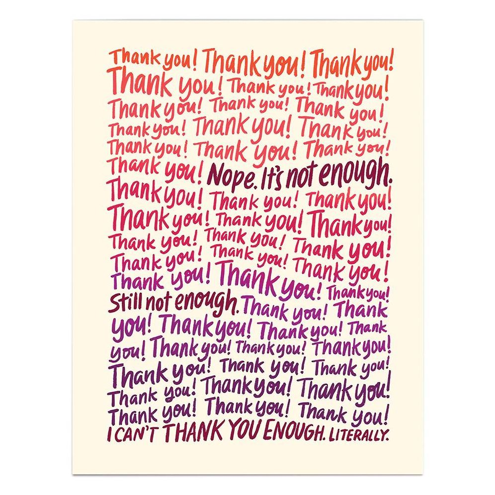 Can't Thank You Enough Card - Image 2