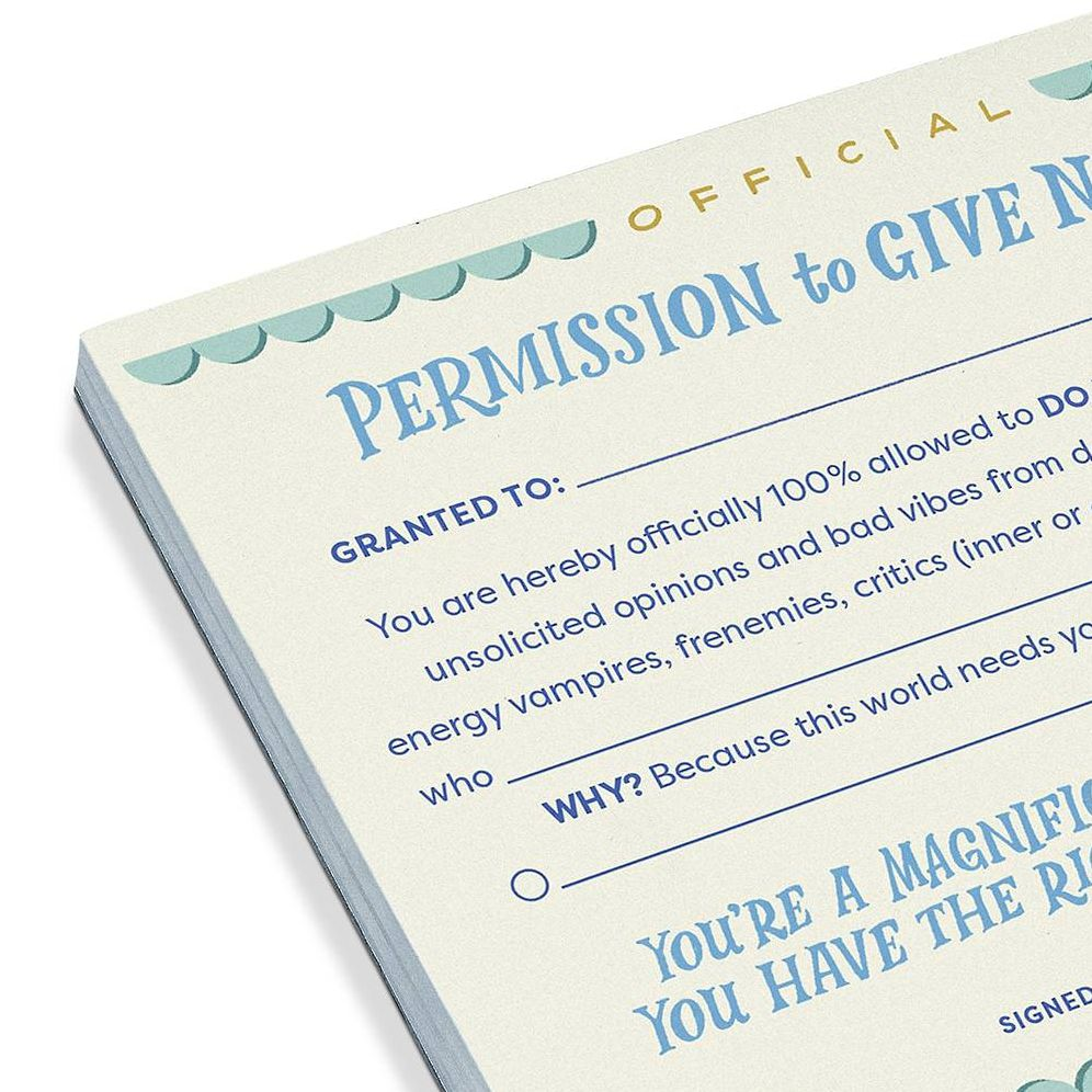 Permission to Give No Fucks Notepad - Image 3