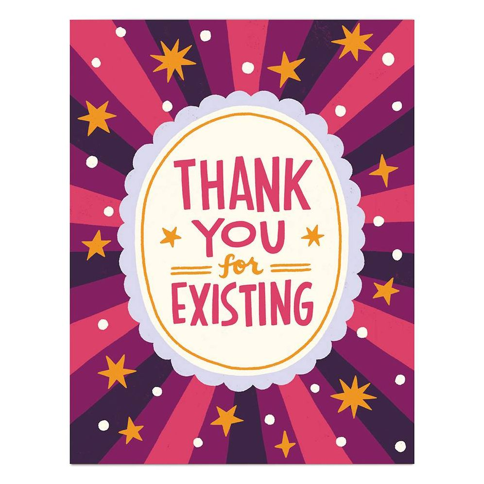 Alternative view of Thank You For Existing Greeting Card