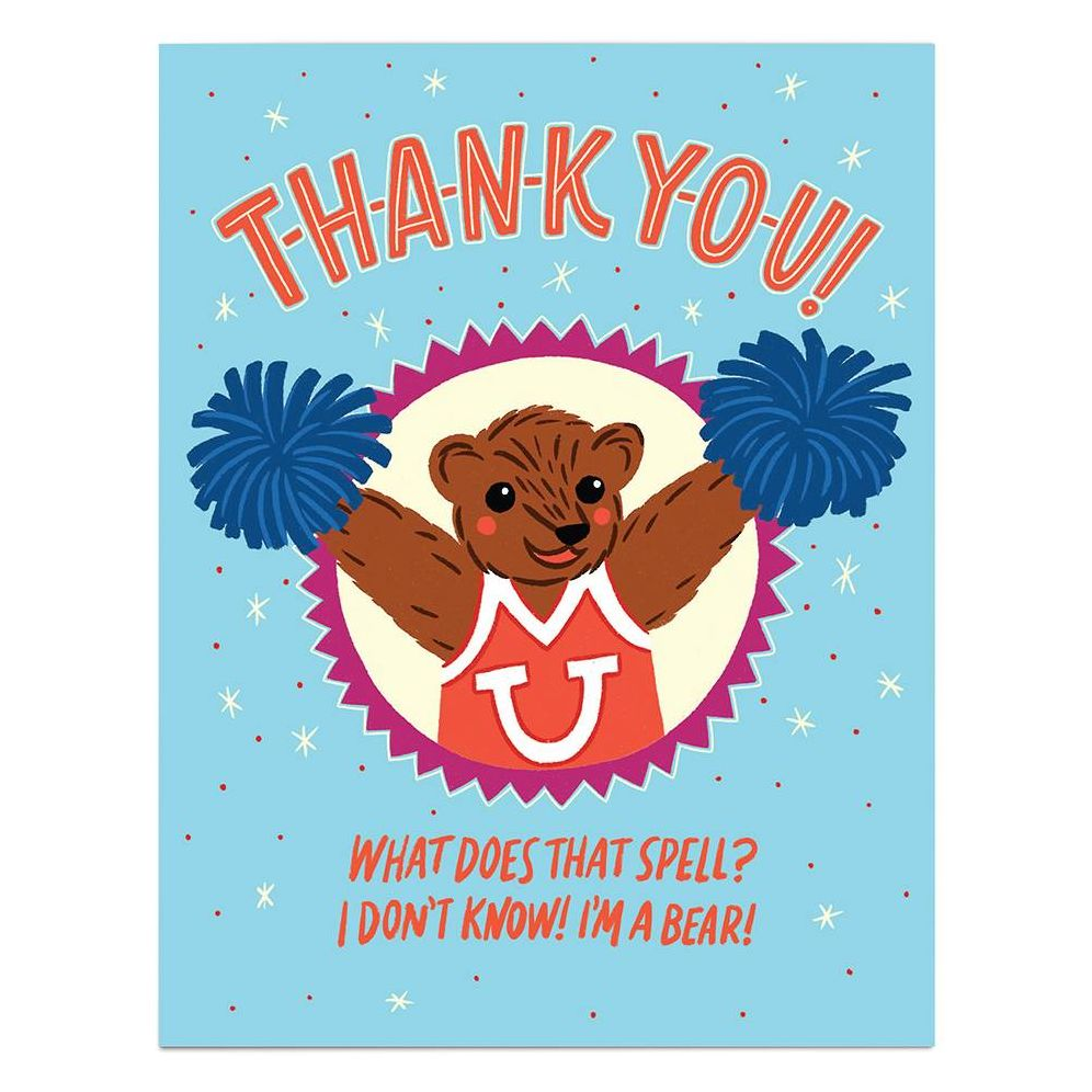 Thank You, I'm a Bear! Card - Image 2