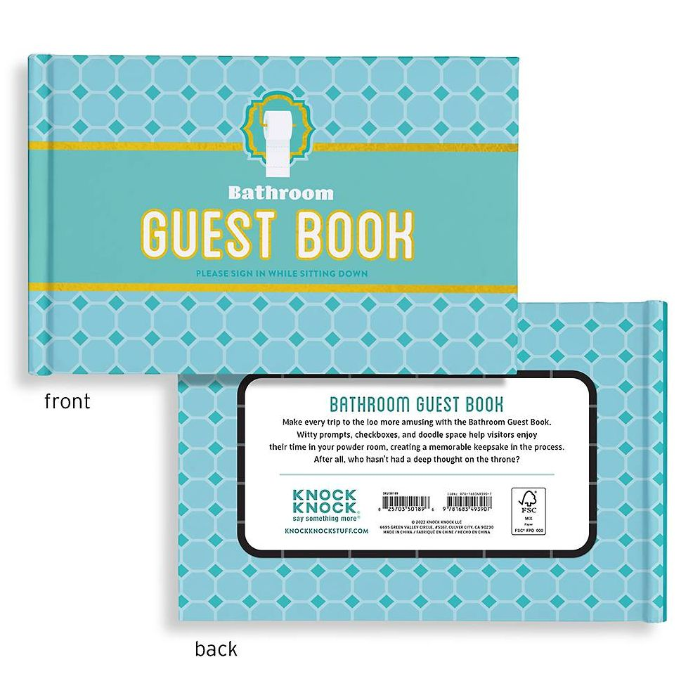 Knock Knock Bathroom Guestbook - Image 2