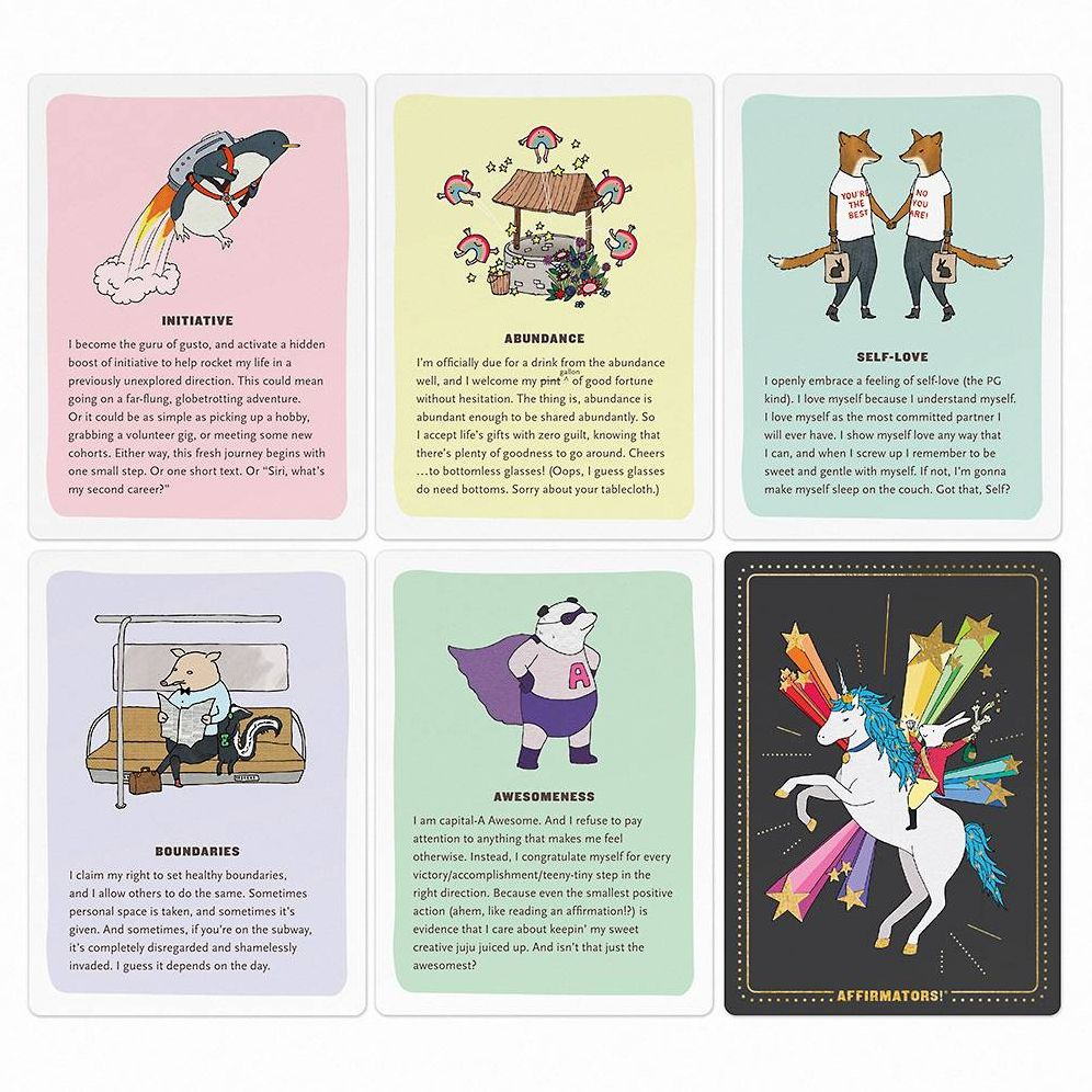 Alternative view of Affirmators! Deluxe Deck: 100 Affirmation Cards