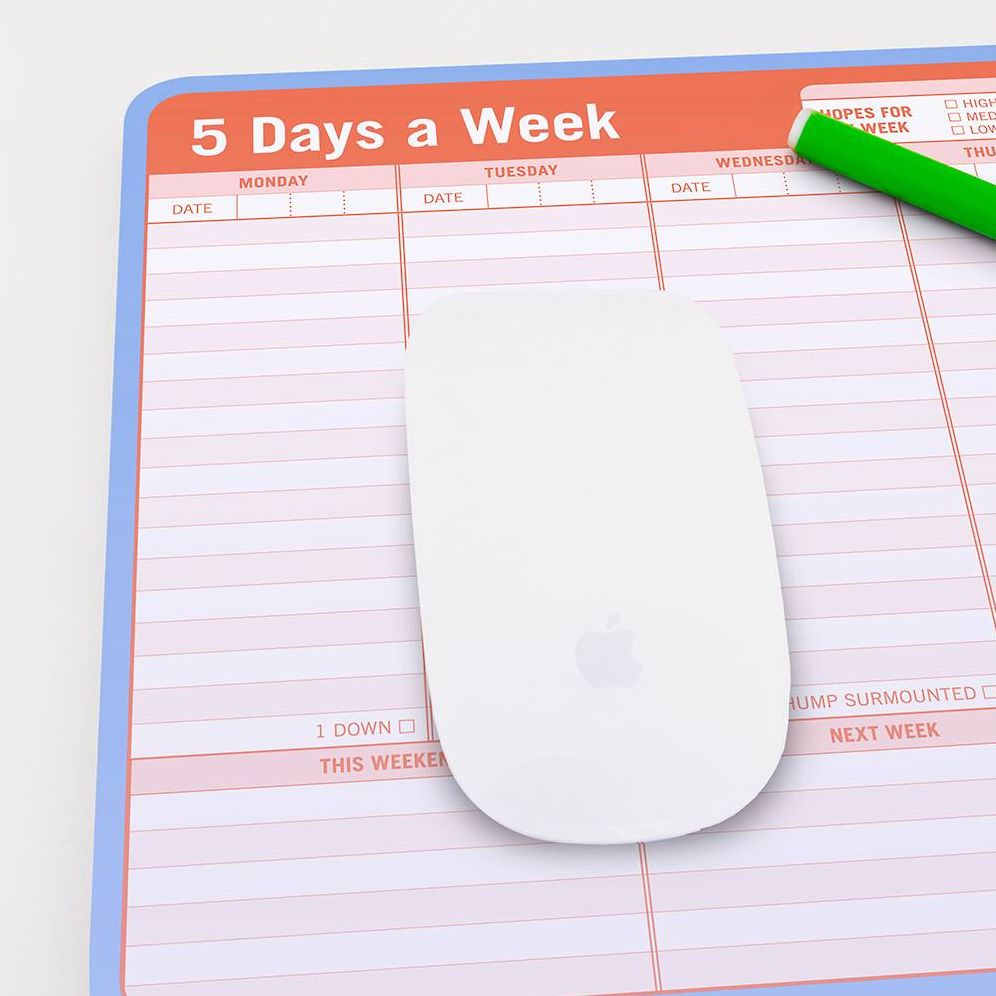 5 Days A Week Paper Mousepad - Image 3