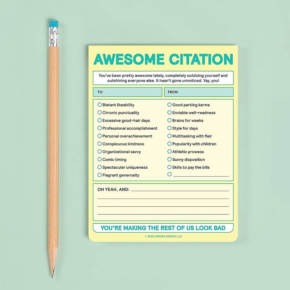 Awesome Citation Pad Knock Knock Nifty Notes - Image 3