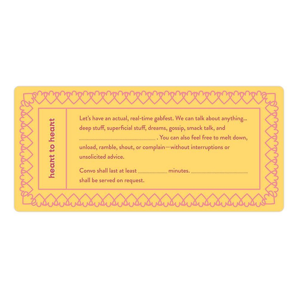 Alternative view of Fill In The Love Bestie Voucher
