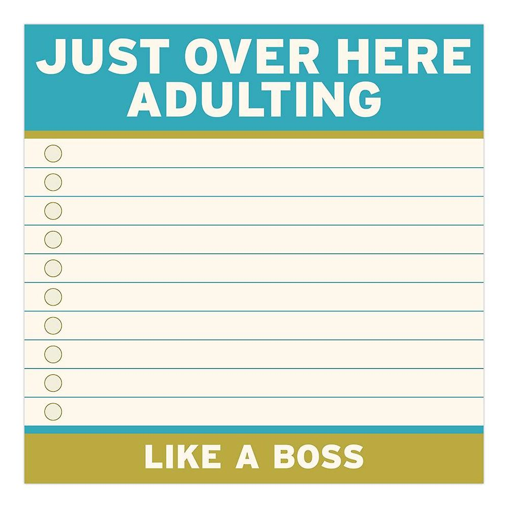 Alternative view of Adulting Large Sticky Notes