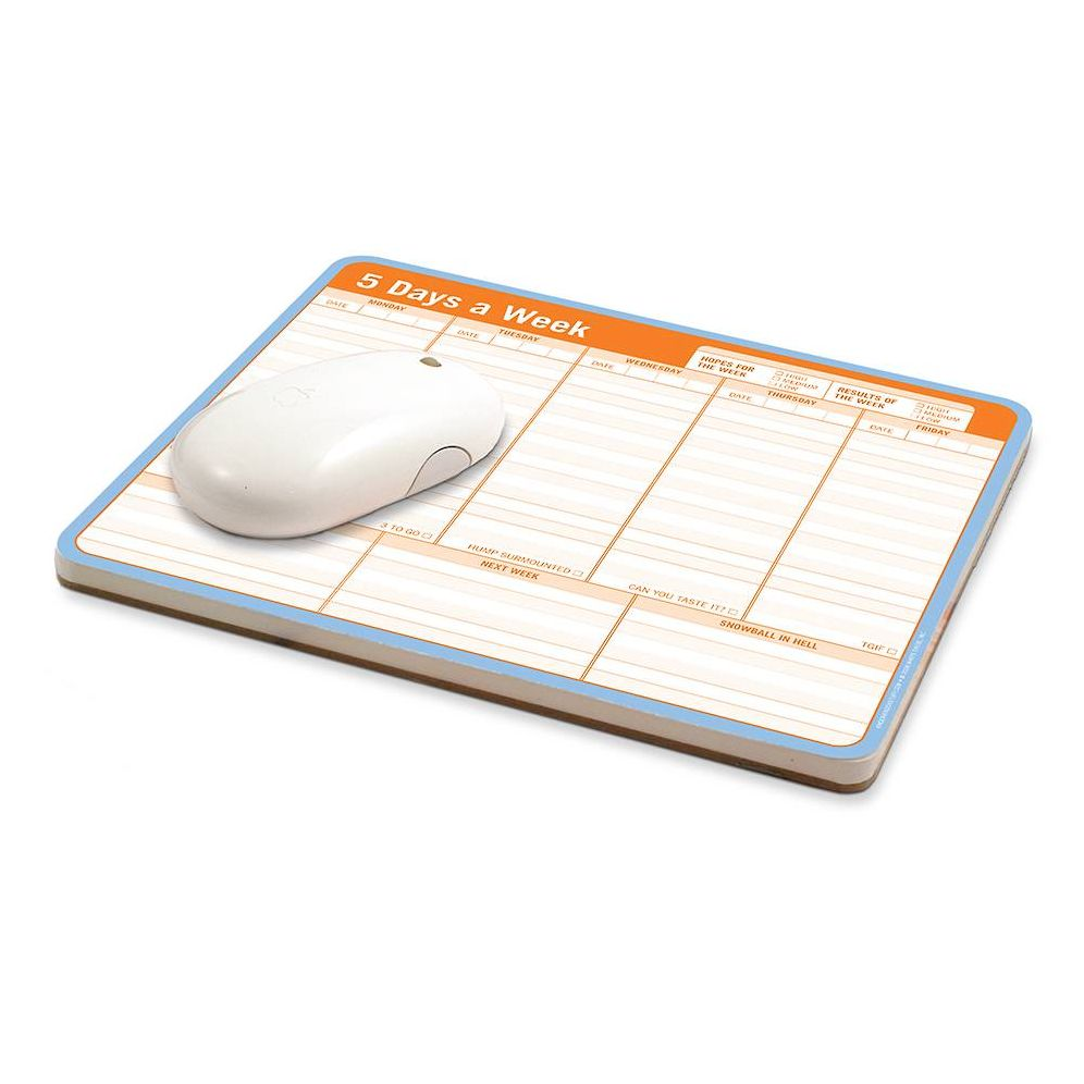 5 Days A Week Paper Mousepad - Image 4