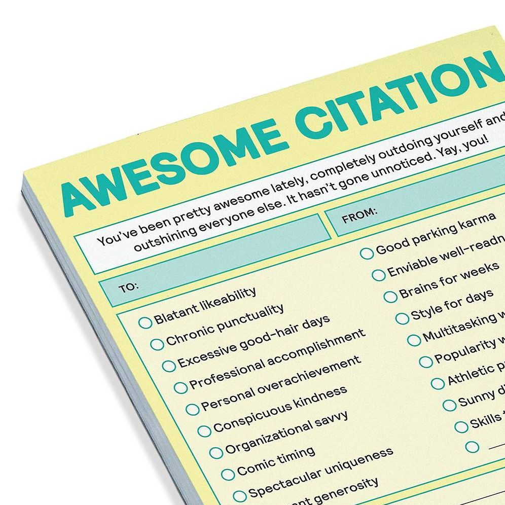 Awesome Citation Pad Knock Knock Nifty Notes - Image 6