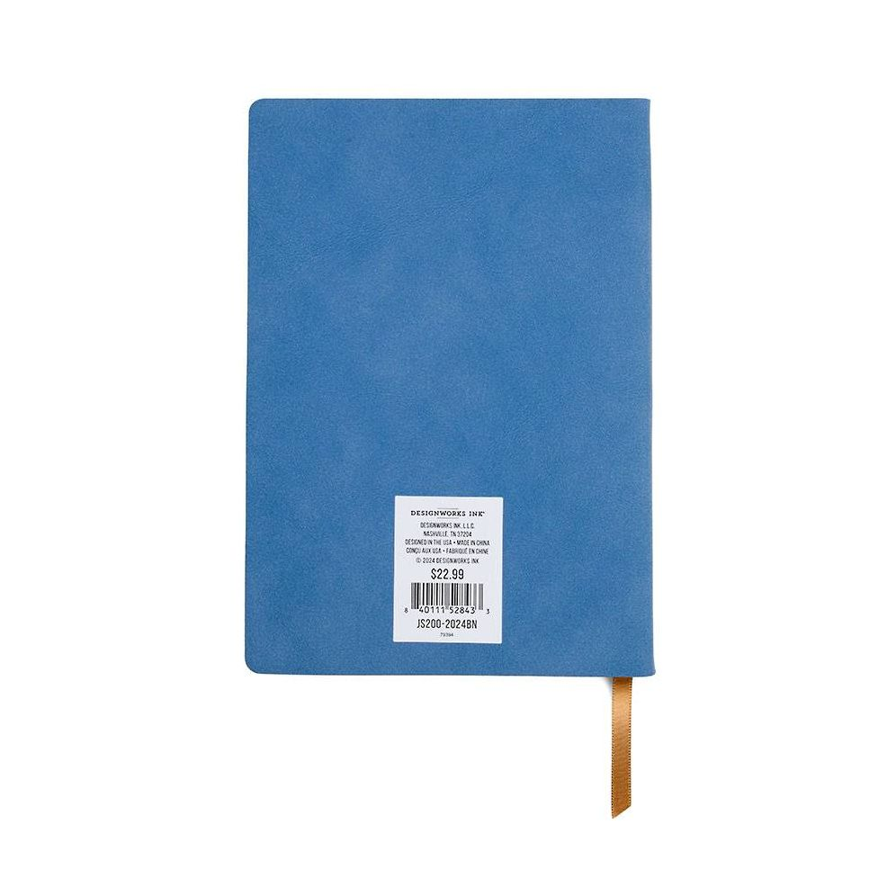 Cornflower Blue Vegan Suede Journal - Image 5
