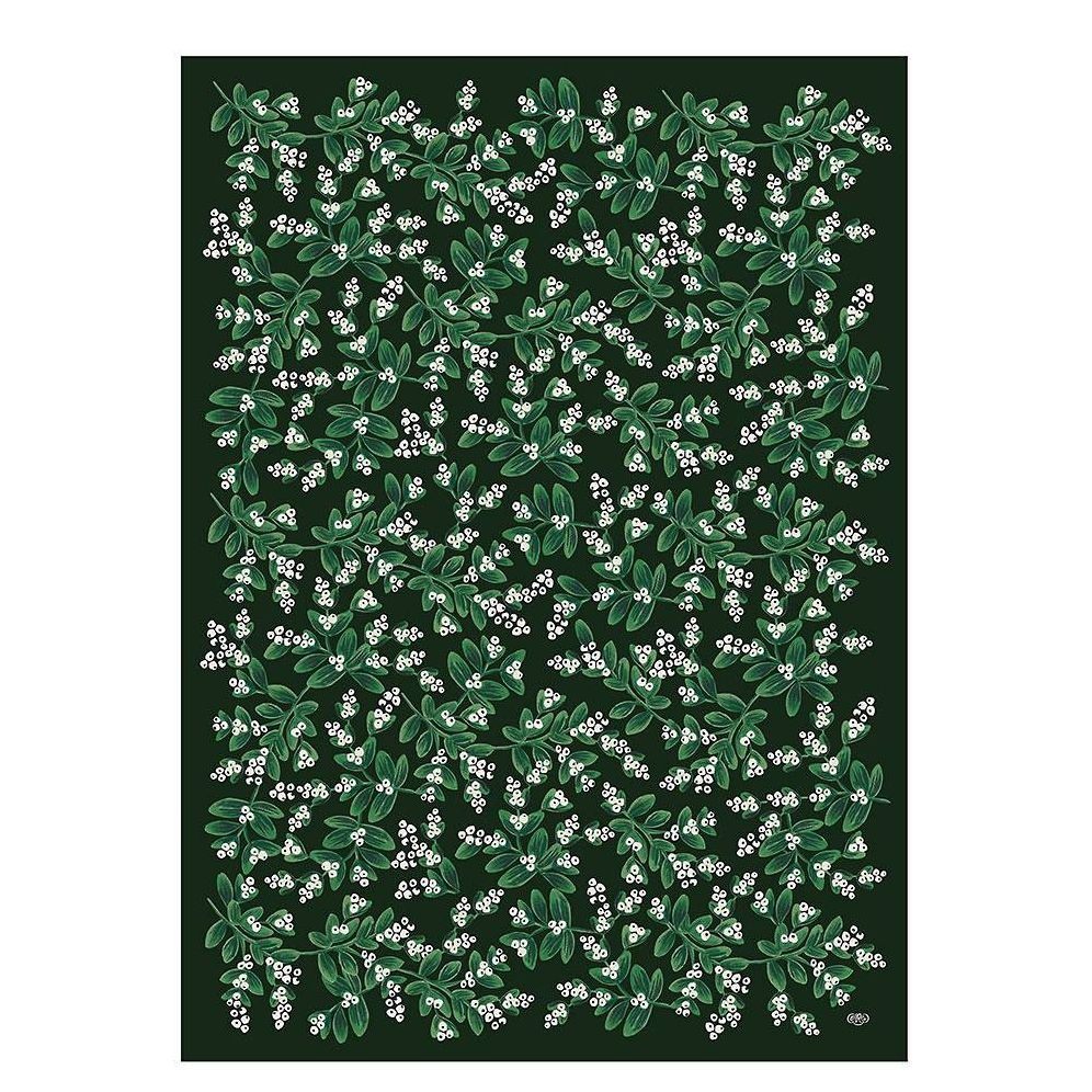 Alternative view of Evergreen Mistletoe Flat Wrap