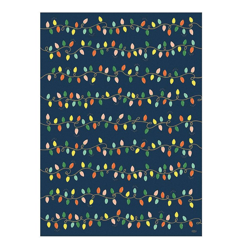 Alternative view of Holiday Lights Flat Wrap