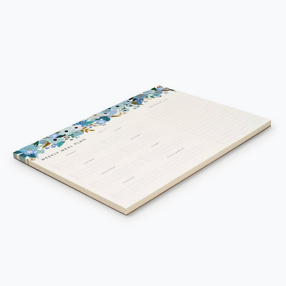 Alternative view of Blue Garden Party Meal Planner