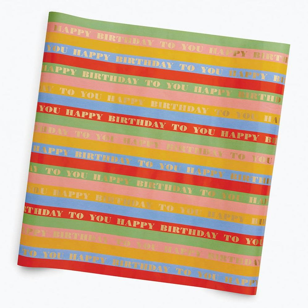 Alternative view of Birthday Wishes Wrapping Paper
