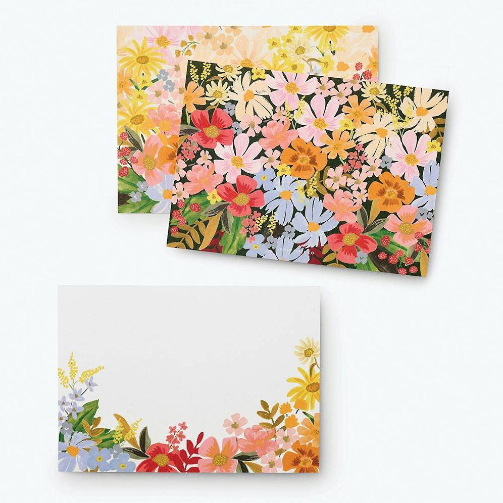 Alternative view of Marguerite Social Stationery Set S/12