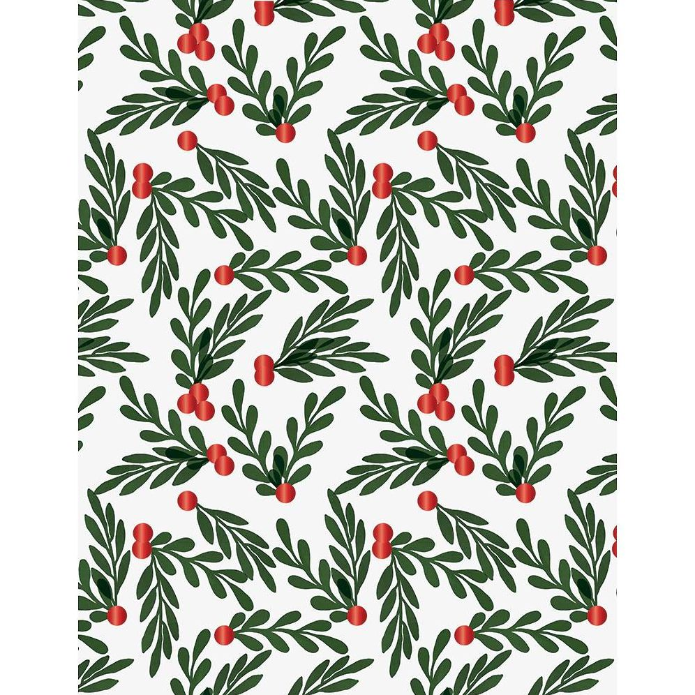 Holly Berry Stone Paper Roll Wrap - Image 2