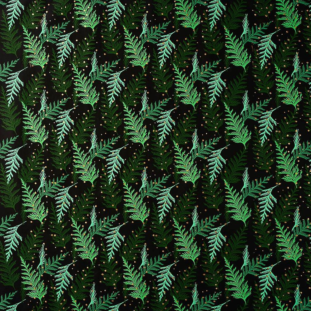 Holiday Cedar Branches Stone Wrapping Paper - Image 3