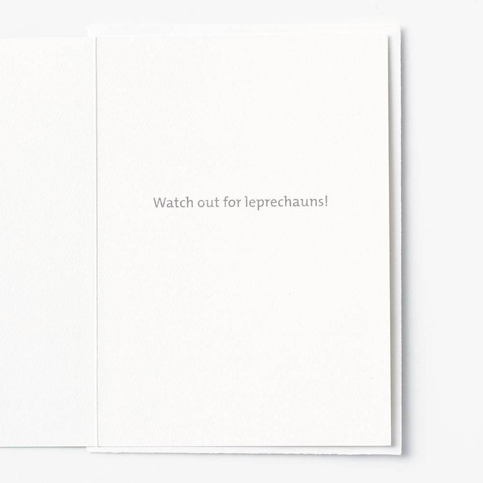 Alternative view of Irish Sheep St. Patrick's Day Card