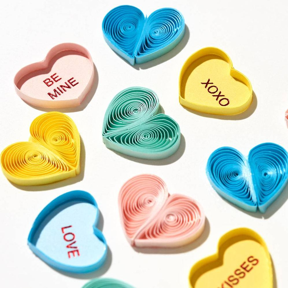 Alternative view of Quilling Candy Hearts Valentine's Day Card