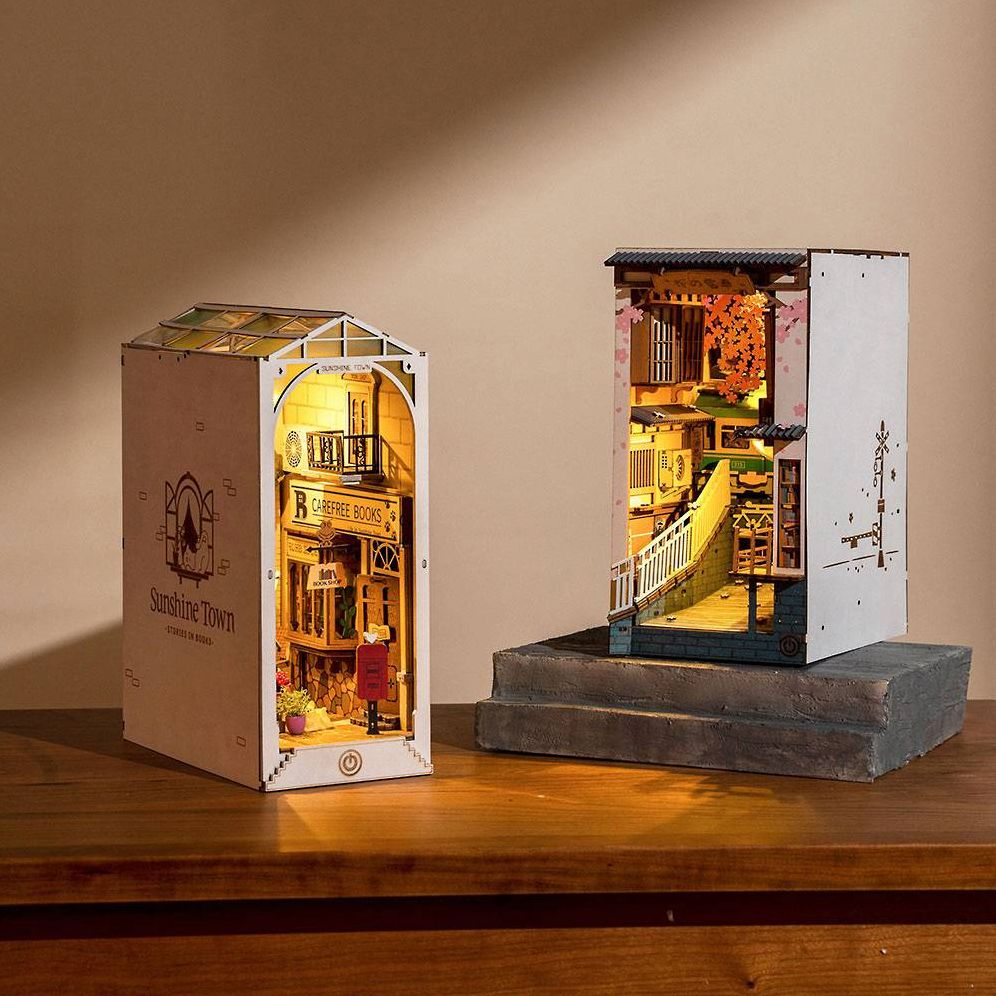 DIY Miniature Bookend: Sunshine Town - Image 13
