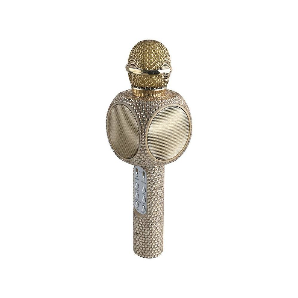 Alternative view of Gold Bling Microphone