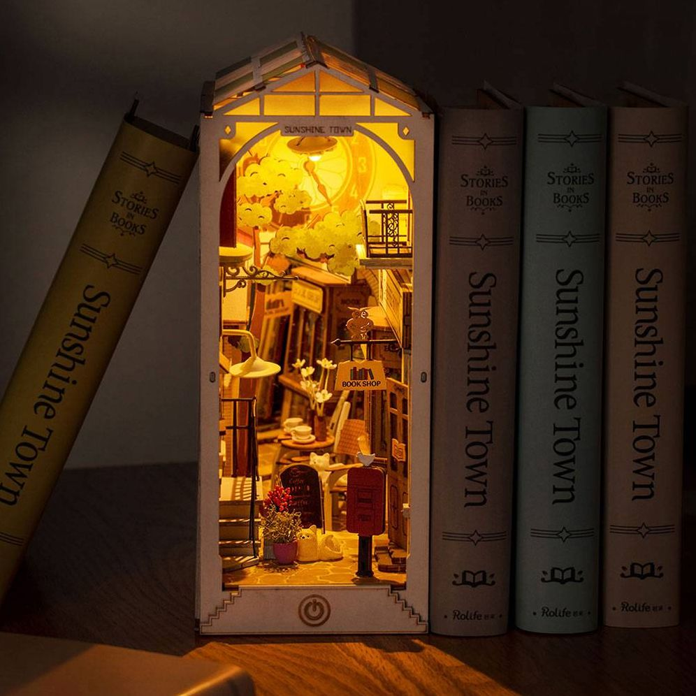 DIY Miniature Bookend: Sunshine Town - Image 15