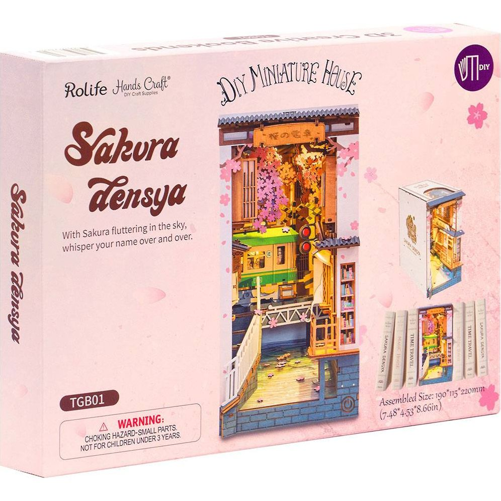 DIY Miniature Bookend: Sakura Tram - Image 17