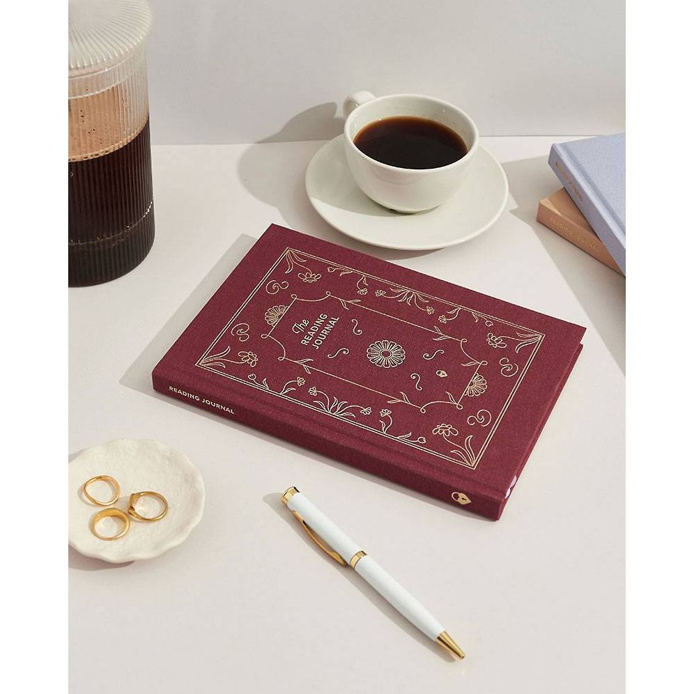 Alternative view of Burgundy Reading Journal