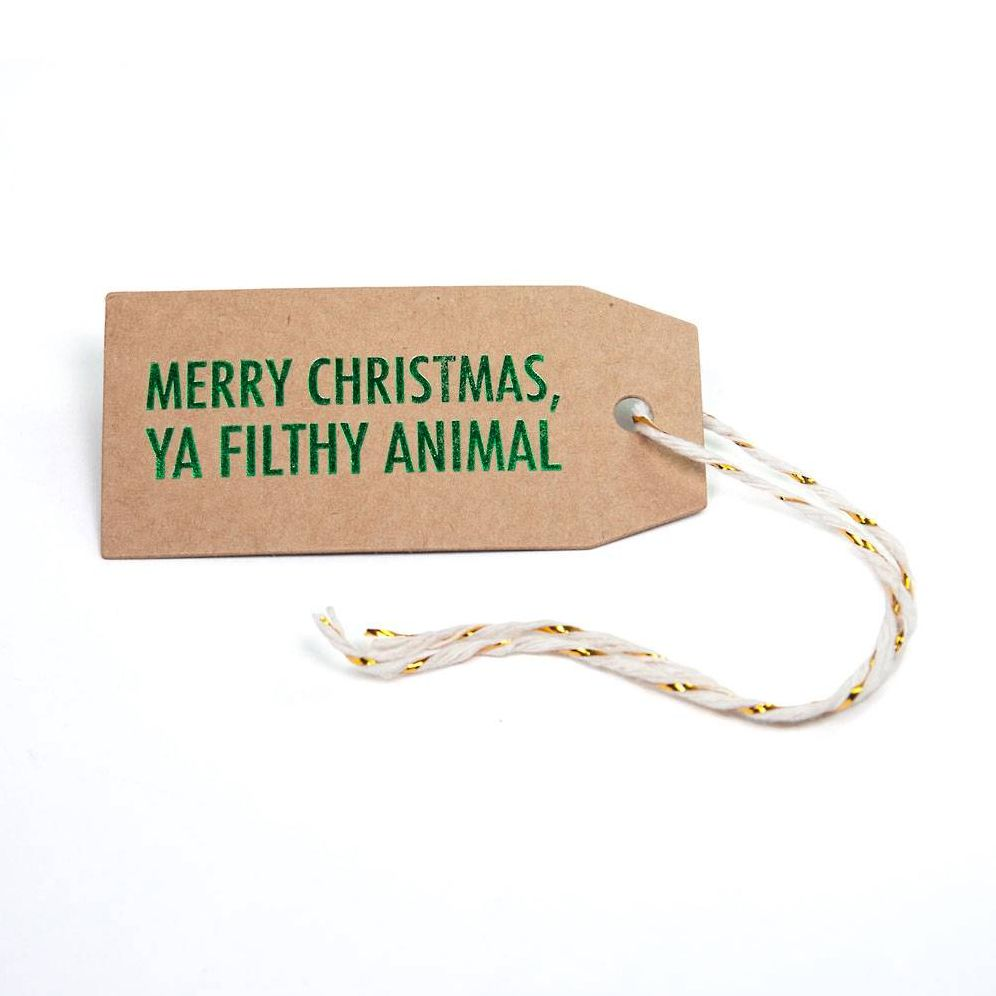 Alternative view of Ya Filthy Animal Gift Tags