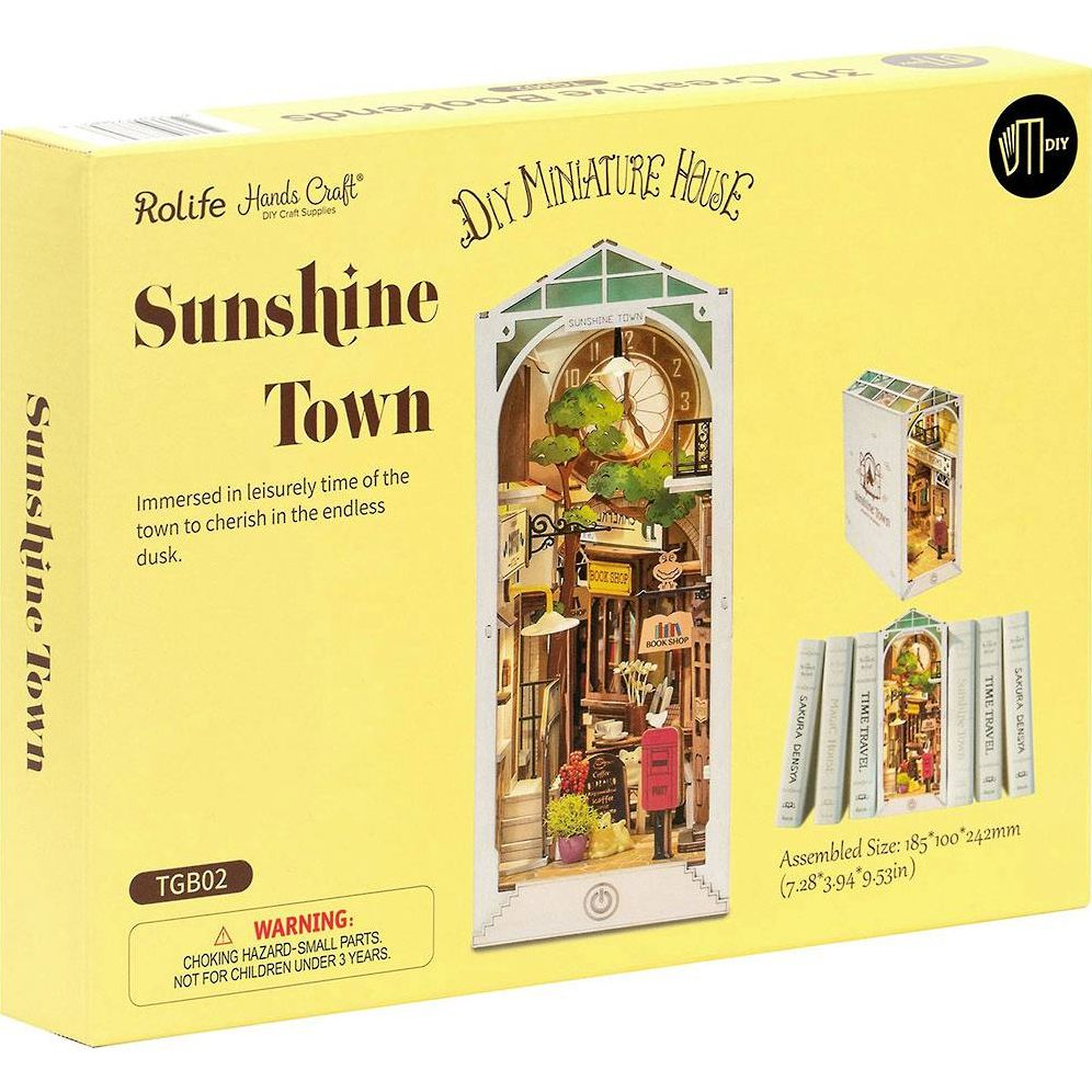 DIY Miniature Bookend: Sunshine Town - Image 17