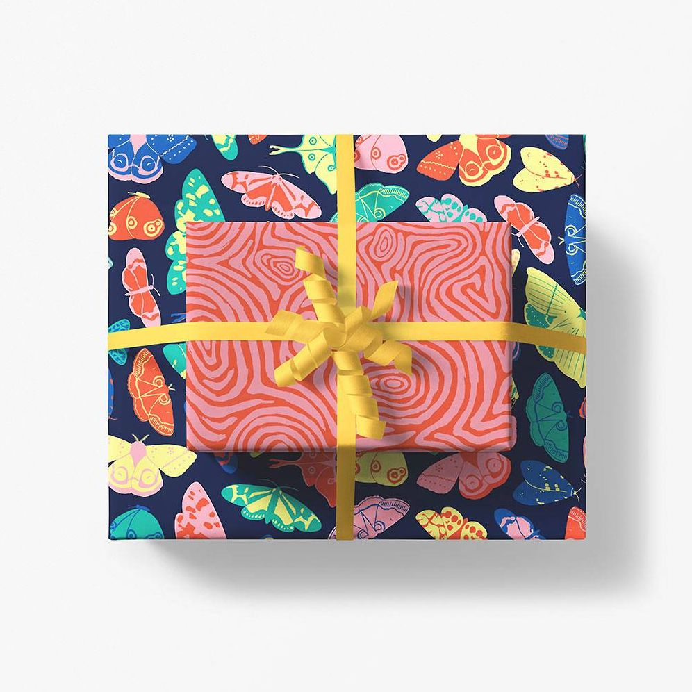 Alternative view of Kaleidoscope Butterfly Flat Wrap
