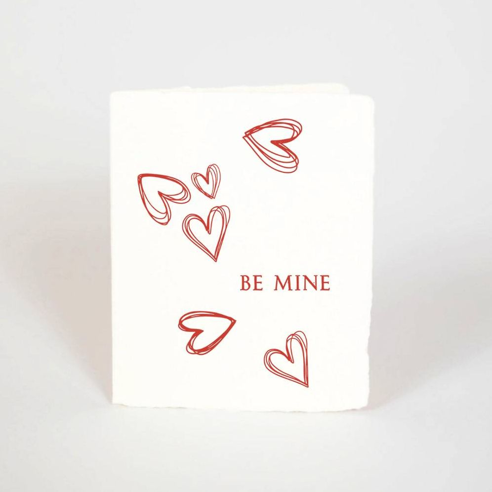 Alternative view of Be Mine Hearts Valentine's Day Card