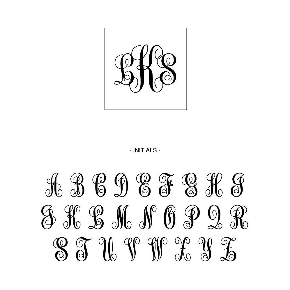 Alternative view of Clear Engraved Monogram Coasters