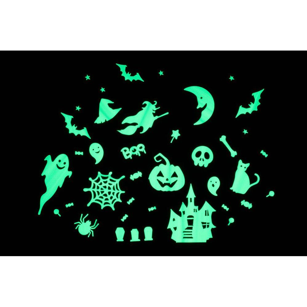Glow In The Dark Halloween Town Wall Stickers - Image 3