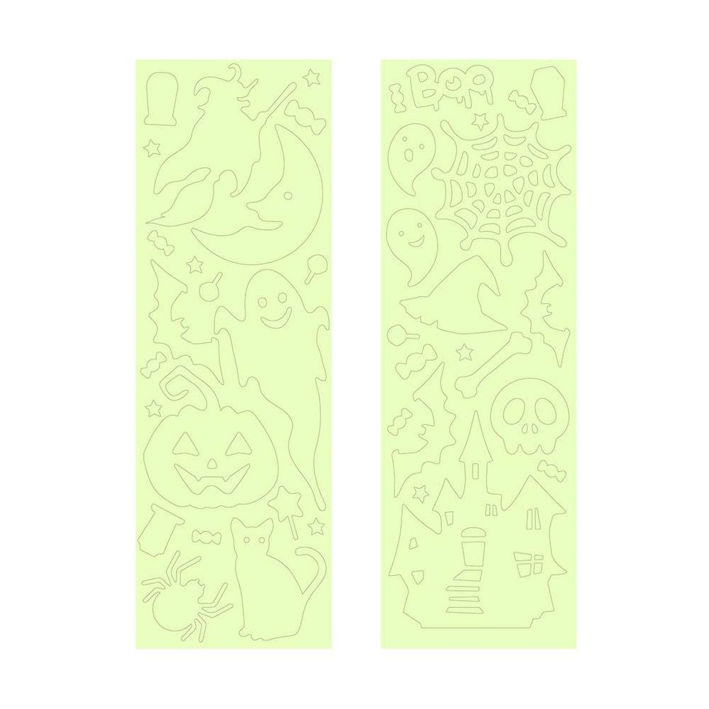 Glow In The Dark Halloween Town Wall Stickers - Image 5